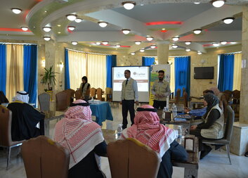 عقد ورشة عمل حول عمليات اختيار المستفيدين وتنفيذ المشروع