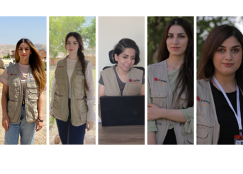 النساء في طليعة المساعدات الإنسانية: قابلوا النساء ال 5 اللواتي يقفن وراء مساعدات المأوى في دهوك