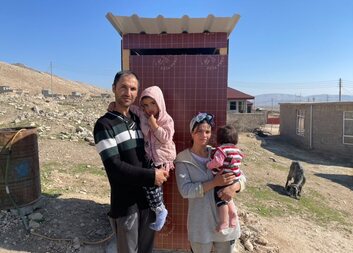 تتمتع عائلة فاضل الآن بمزيد من الأمن والظروف المعيشية الكريمة