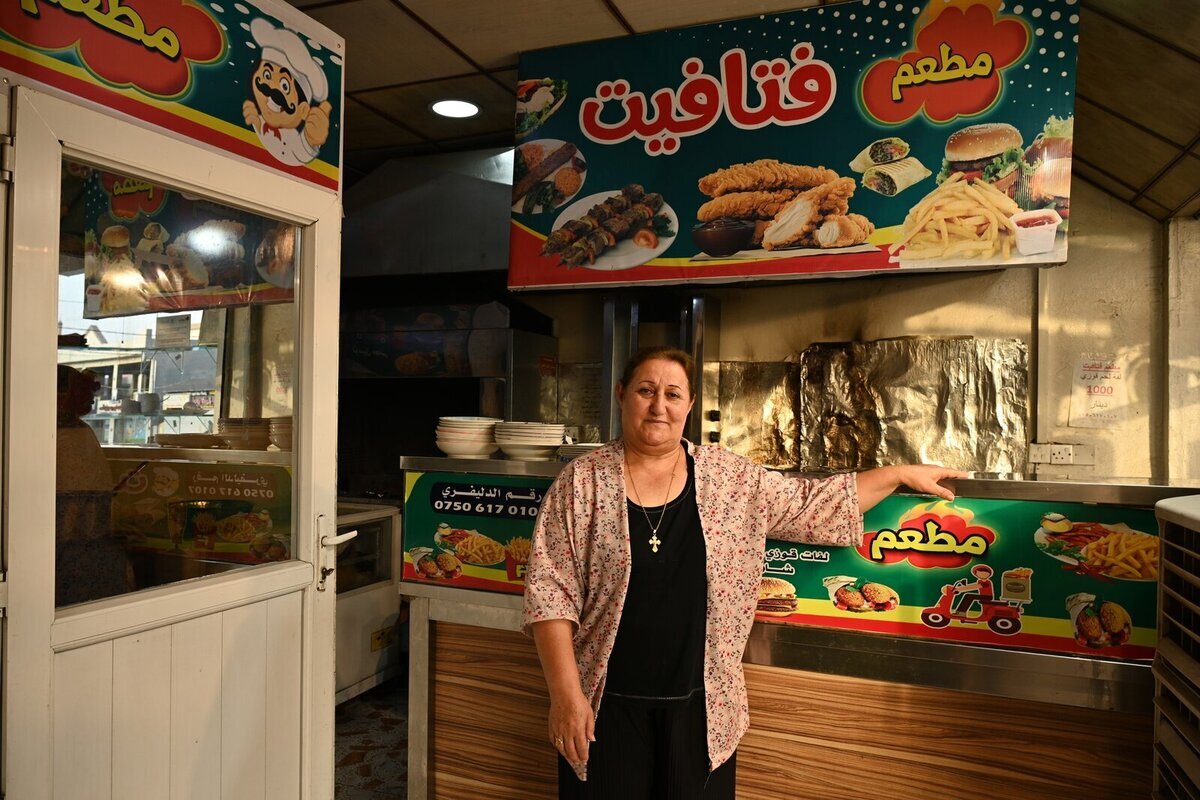 ميسون، طاهية عادت إلى مسقط رأسها بعد أنتهاء الحرب مع الدول الإسلامية