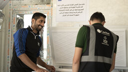 ساري أسس محل جزارة مزدهر ويستطيع دعم عائلته براحة بفضل دعم كاريتاس جمهورية التشيك