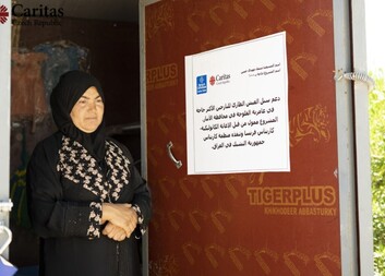“Our life is better now,” says Shaymaa, who opened a household goods store thanks to Caritas Czech Republic
