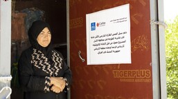 "حياتنا أفضل الآن"، تقول شيماء، التي افتتحت متجرا للسلع المنزلية بفضل كاريتاس جمهورية التشيك